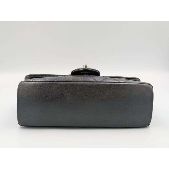 Pre-owned Chanel Quilted Sheepskin Rocks Ruthenium Hardware Small Flap Black - Picture 4 of 16